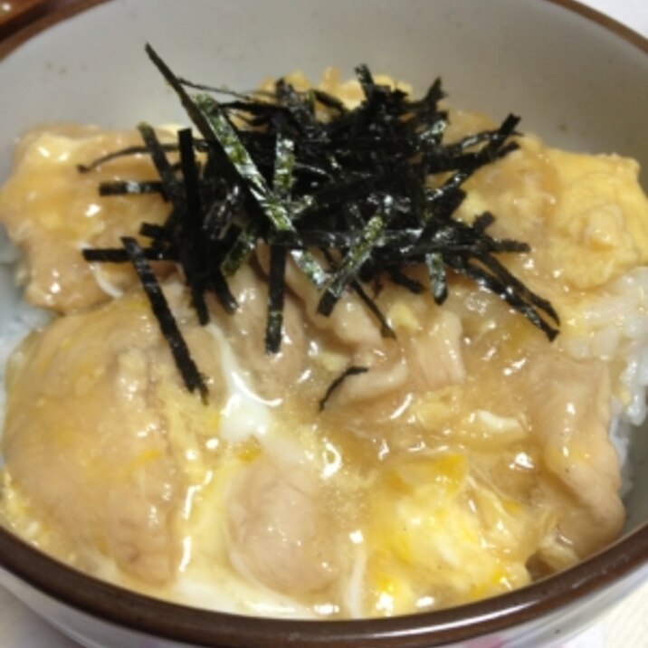 鶏胸肉のやわらかトロトロ親子丼